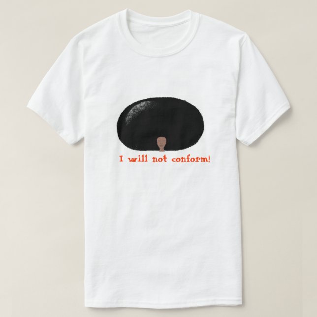 Camiseta pinta afro-dite-e. 2 (Frente do Design)