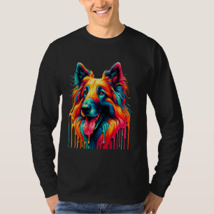 Camiseta Pinta Escava Belga Sheepdog Shepherd 1