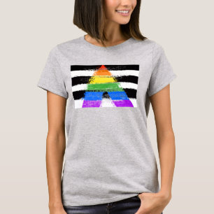 Camiseta Pintada do Orgulho Ally