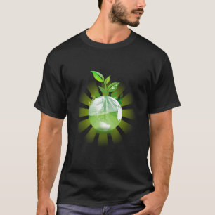 Camiseta Pintada Globo Terra Eco