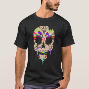 Camiseta Pintadas Molhadas A Partir Do Dia Do Crânio Do Açú