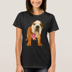 Camiseta Pintado de óleo Touro Cachorro Cachorro