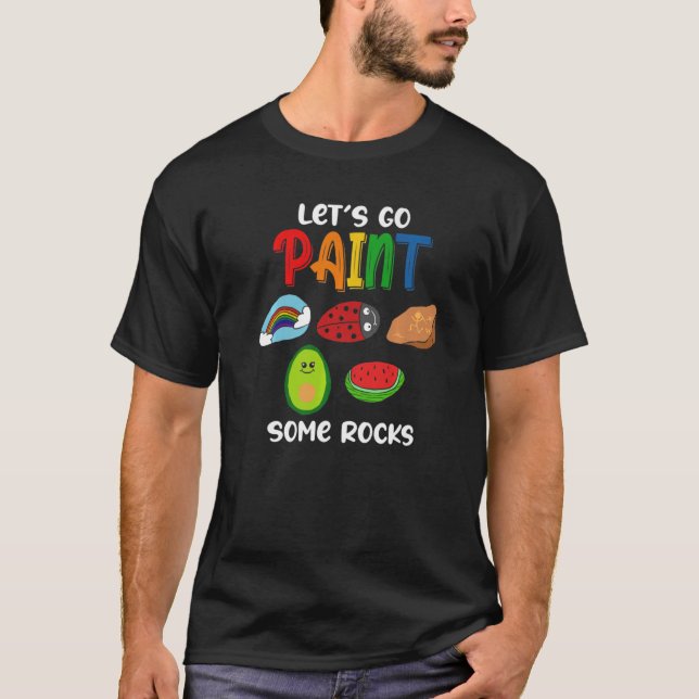 Camiseta Pintar algumas pedras (Frente)