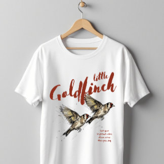 Camiseta Pintassilgo Pequeno Observador de Pássaros
