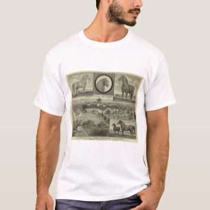 Camiseta Pinte a fazenda do estoque da angra, Hiattville,