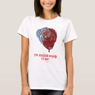 Camiseta Pinte as mulheres do vermelho dos rosas