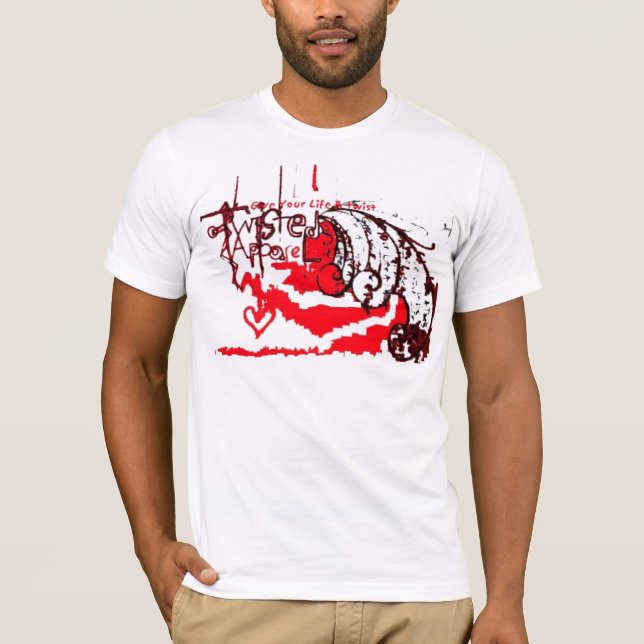 Camiseta pinte-o vermelho (Frente)
