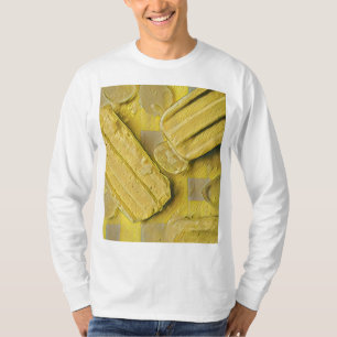 Camiseta Pintel de cone de sorvete amarelo