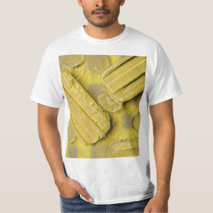 Camiseta Pintel de cone de sorvete amarelo