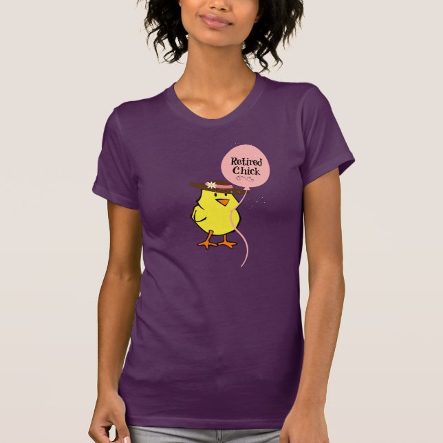 Camiseta Pintinho Aposentado Sassy (Frente)