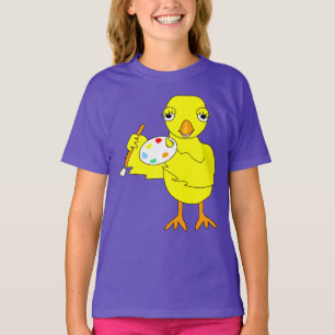 Camiseta Pintinho artístico
