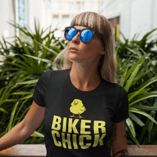 Camiseta PINTINHO BIKER, SENHORAS BICICLETA E T-Shirts MOTO
