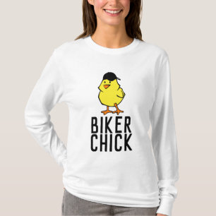 Camiseta PINTINHO BIKER, T-shirts moto para senhoras