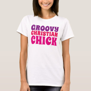 Camiseta PINTINHO CRISTÃO GROOVY, T-shirts Damas