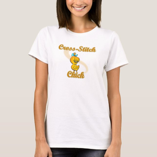 Camiseta Pintinho Cross-Stitch (Frente)