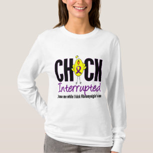 Camiseta Pintinho da fibromialgia interrompido