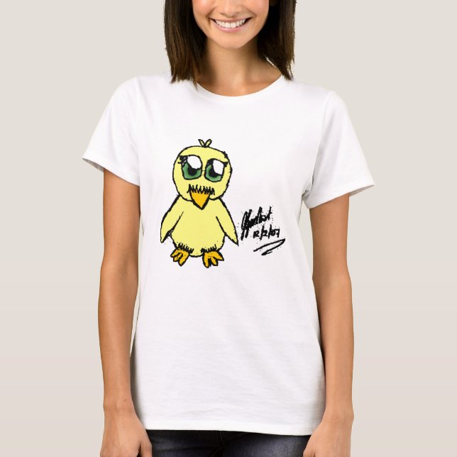 Camiseta PINTINHO da páscoa de Chibi (Frente)