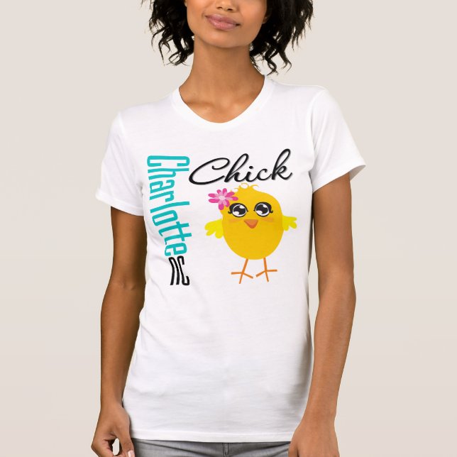 Camiseta Pintinho de Charlotte NC (Frente)