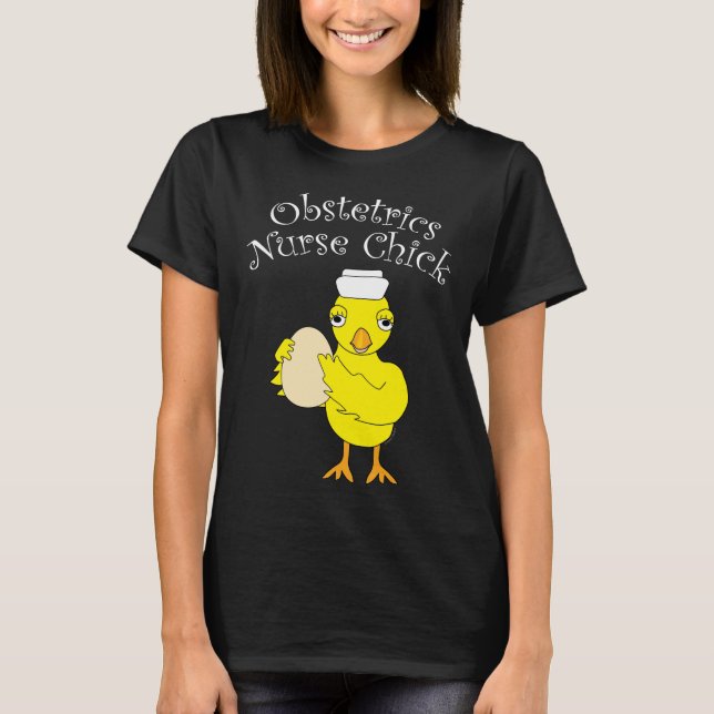 Camiseta Pintinho de Enfermeiro Obstetrics (Frente)