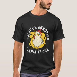 Camiseta Pintinho De Frigorífico De Galinha Do Alarme Da Na