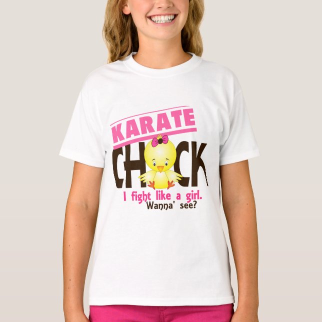 Camiseta Pintinho de Karate 1 (Frente)