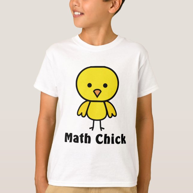 Camiseta Pintinho de matemática (Frente)