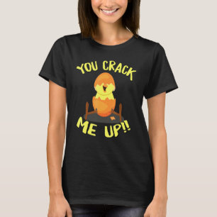 Camiseta Pintinho De Ovo De Páscoa Você Me Pacha De Canhão
