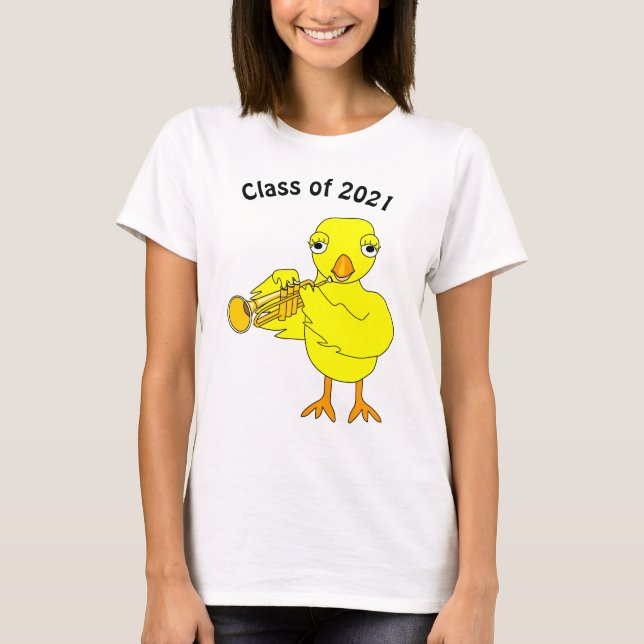 Camiseta Pintinho de trompete (Frente)