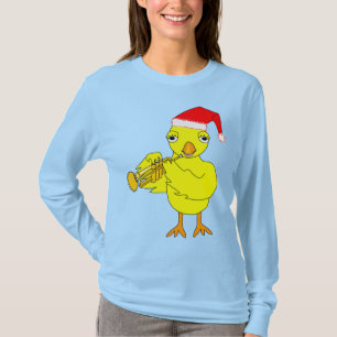 Camiseta Pintinho de trompetes Bonés