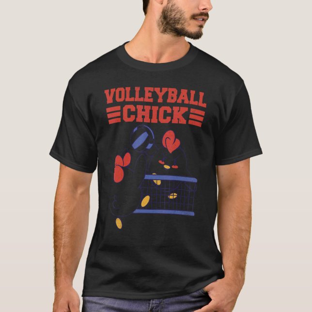 Camiseta Pintinho de vôlei (Frente)
