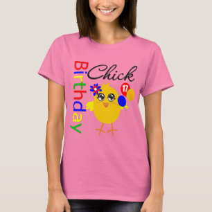 Camiseta Pintinho do aniversário 17 anos velho
