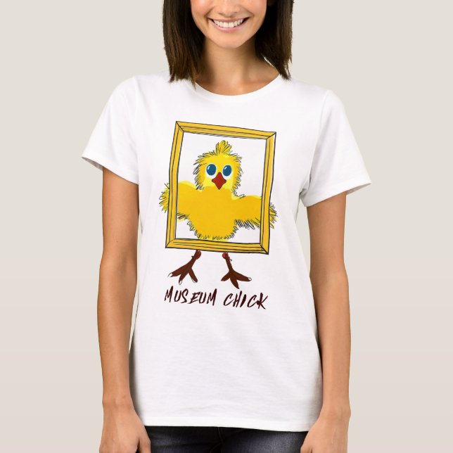 Camiseta Pintinho do Museu T-Shirt (Frente)