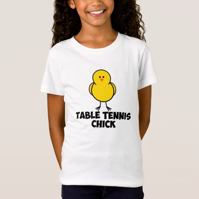 Camiseta Pintinho do ténis de mesa (Frente)
