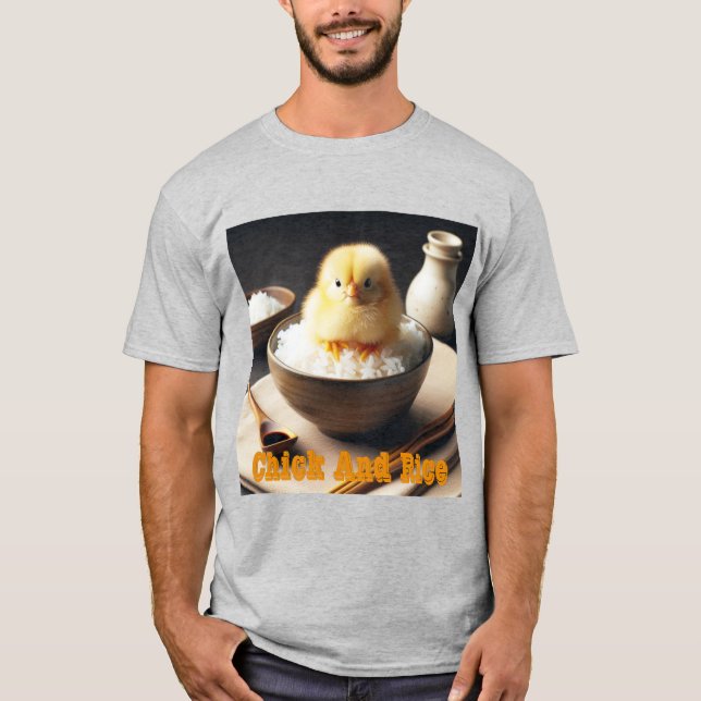 Camiseta Pintinho E Arroz Nº 5 (Frente)