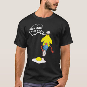 Camiseta Pintinho E Ovo Frito Bro Páscoa Sis Galinha Motif