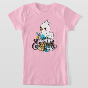 Camiseta Pintinho felz pascoa