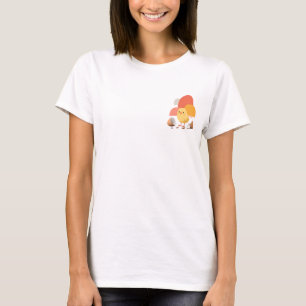 Camiseta Pintinho Fofo Saindo da Casca do Ovo