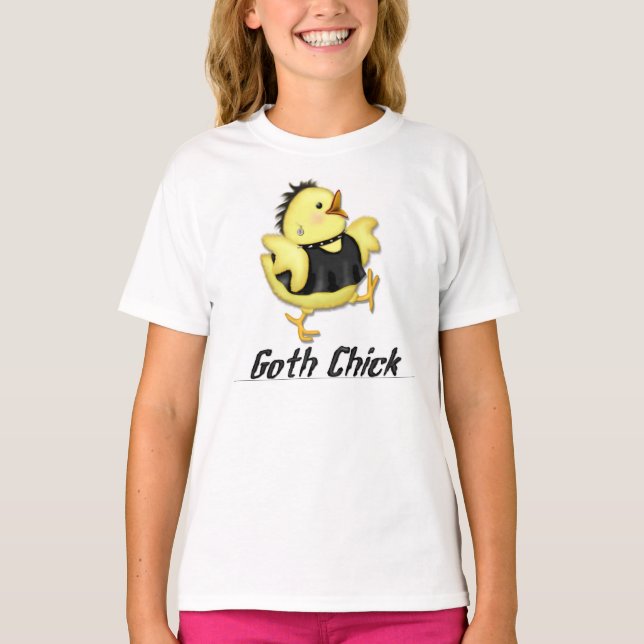 Camiseta Pintinho gótico (Frente)