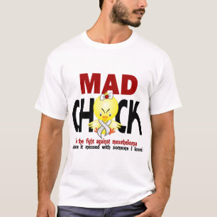 Camiseta Pintinho louco no mesotelioma da luta