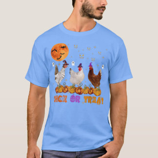 Camiseta Pintinho Ou Tratamento De Pumpkin No Halloween De