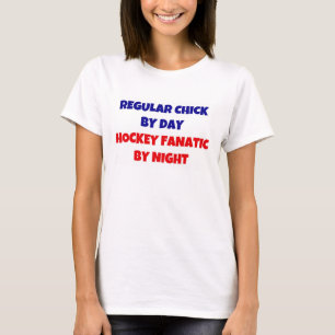 Camiseta Pintinho regular por fanático de hóquei do dia pel