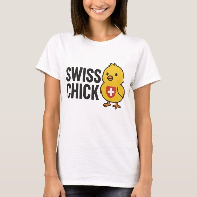 Camiseta Pintinho suíço (Frente)