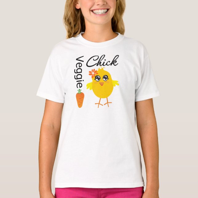 Camiseta Pintinho Veggie (Frente)