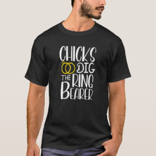 Camiseta Pintinhos Cig. Do Anel Trauzeuge Bräutigam Hoc