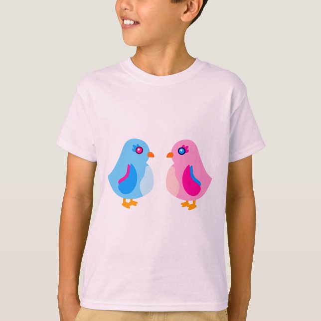 Camiseta Pintinhos de arte (Frente)