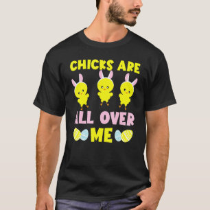 Camiseta Pintinhos De Felz pascoa Adoráveis Estão Por Todos