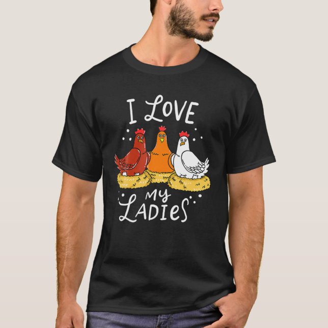 Camiseta Pintinhos de frango Ovos Farmação Engraçado (Frente)