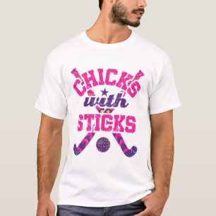 Camiseta Pintinhos de hóquei em campo com palitos