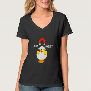 Camiseta Pintinhos de Páscoa de Pintinho com ímã Piada Fran