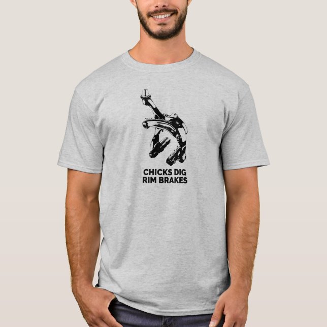 Camiseta Pintinhos De Travões De Corrente (Frente)